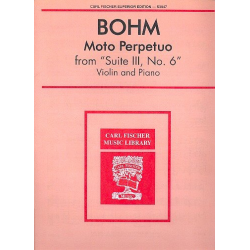 Moto perpetuo from Suite 3 No.6 : - Carl Bohm