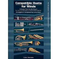 Compatible Duets for Winds (2 Altsaxophone [Baritonsaxophone]) - Diverse / Arr. Larry Clark