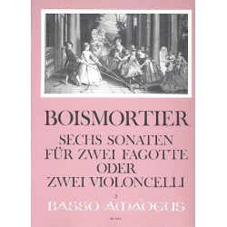6 Sonaten op.14 - für 2 Fagotte - Joseph Bodin de Boismortier