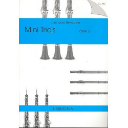 Mini trios vol.2 : for flutes - Jan van Beekum