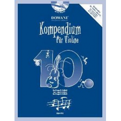 Kompendium für Violine Band 10 (+CD) :