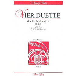 4 Duette des 18. Jahrhunderts Band 1 :