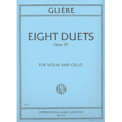 8 duets op.39 : - Reinhold Glière
