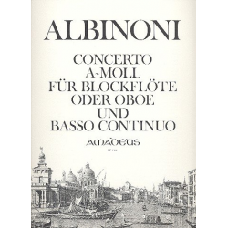 Concerto a-Moll - für - Tomaso Albinoni