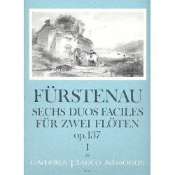 6 Duos faciles op.137 Band 1 (Nr.1-3) - - Anton Bernhard Fürstenau