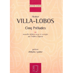 5 preludes : - Heitor Villa-Lobos