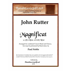 Magnificat 2. Of a Rose, a lovely Rose - John Rutter / Arr. Paul Noble