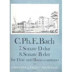 2 Sonaten D-Dur und B-Dur - - Carl Philipp Emanuel Bach