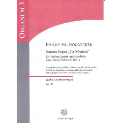 Sonata sopra La Monica g-Moll - Philipp Friedrich Böddecker / Arr. Max Seiffert