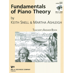 Fundamentals of Piano Theory, Level 8 Answer Book - Keith Snell / Arr. Martha Ashleigh