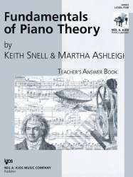 Fundamentals of Piano Theory, Level 5 Answer Book - Keith Snell / Arr. Martha Ashleigh
