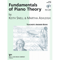 Fundamentals of Piano Theory, Level 10 Answer Book - Keith Snell / Arr. Martha Ashleigh