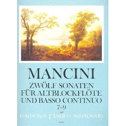 12 Sonaten Band 3 (Nr. 7-9) - Francesco Mancini
