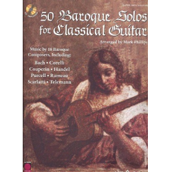 50 Baroque Solos For Classical Guitar - Mark Phillips
