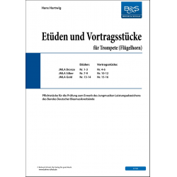 Etüden und Vortragsstücke für Trompete - Hans Hartwig