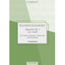 Quartett Nr. 1 - c-moll op. 77 - Salomon Jadassohn