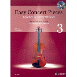 Leichte Konzerstücke Band 3 - Violine und Klavier (+CD) - Diverse