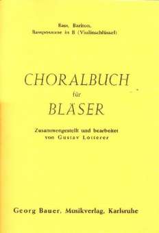 Choralbuch für Bläser - 13 Bässe, Bariton, Bassposaune in Bb TC