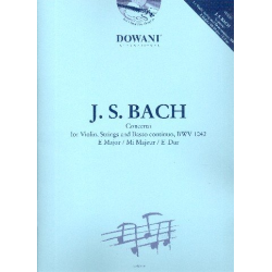 Concerto E major BWV1042 (+CD) : - Johann Sebastian Bach