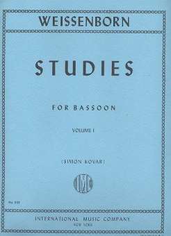 Studies vol.1 : for bassoon