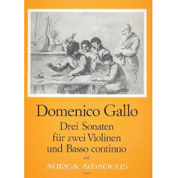3 Sonaten - für 2 Violinen und Bc - Domenico Gallo