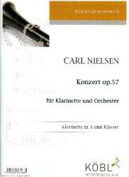 Konzert op.57 für Klarinette und Orchester : - Carl Nielsen
