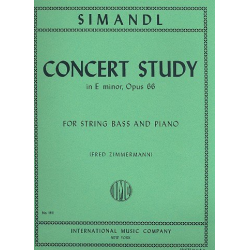 Konzert-Etüde e-Moll op.66 : - Franz Simandl