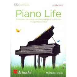 Piano Life - lesboek 1 (+2CD's) - Michiel Merkies