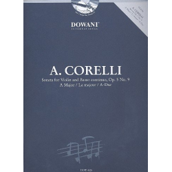 Sonate A-Dur op.5,9 (+CD) : - Arcangelo Corelli