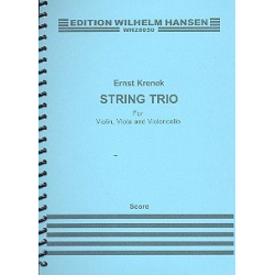 Streichtrio : für Violine, Viola - Ernst Krenek