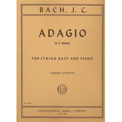 Adagio e minor : for double - Johann Christian Bach