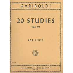 20 Studies op.132 for flute - Giuseppe Gariboldi