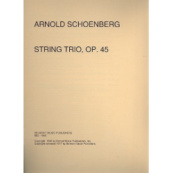 Trio op.45 : for violin, viola and - Arnold Schönberg