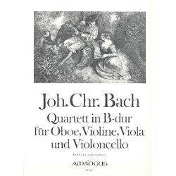 Quartett B-Dur - für Oboe und - Johann Christian Bach
