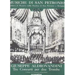 3 Concerti per 2 trombe D-Dur : - Giuseppe Aldrovandini
