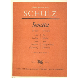 Sonata D-Dur : - Johann Abraham Peter Schulz