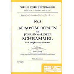 Kompositionen von Johann und Josef - Johann Schrammel