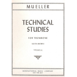 TECHNICAL STUDIES VOL.3 : FOR TROMBONE - Robert Müller