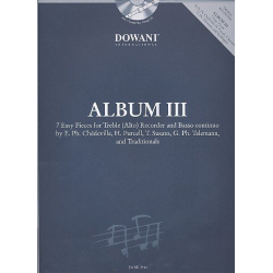 Album Band 3 (+CD) : für Altblockflöte
