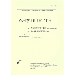 12 Duette - für 2 Waldhörner - Karl Kreith / Arr. Armin Suppan