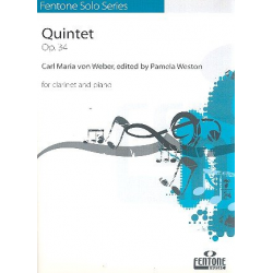 Quintet op.34 : for clarinet and strings - Carl Maria von Weber