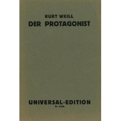 Der Protagonist op. 15 - Kurt Weill