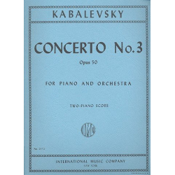 Concerto no.3 op.50 : for 2 pianos 4 hands - Dmitri Kabalewski