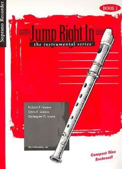 Jump right in vol.1 (+CD) : for soprano recorder