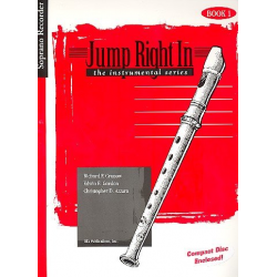 Jump right in vol.1 (+CD) : for soprano recorder - Richard F. Grunow