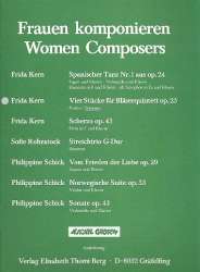 4 Stücke op.25 : für Flöte, Oboe, - Frida Kern