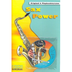 Sax Power : Noten und CD mit Original- und Playbackversion (enthaelt B- und Es-Stimme) - Diverse / Arr. Marty O'Brien