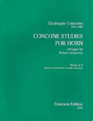 Studies : for horn in F - Giuseppe Concone