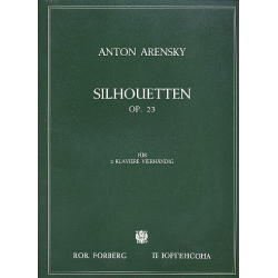 Silhouetten op.23 : für 2 Klaviere - Anton Stepanowitsch Arensky