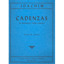 Cadenzas for Beethoven's - Joseph Joachim